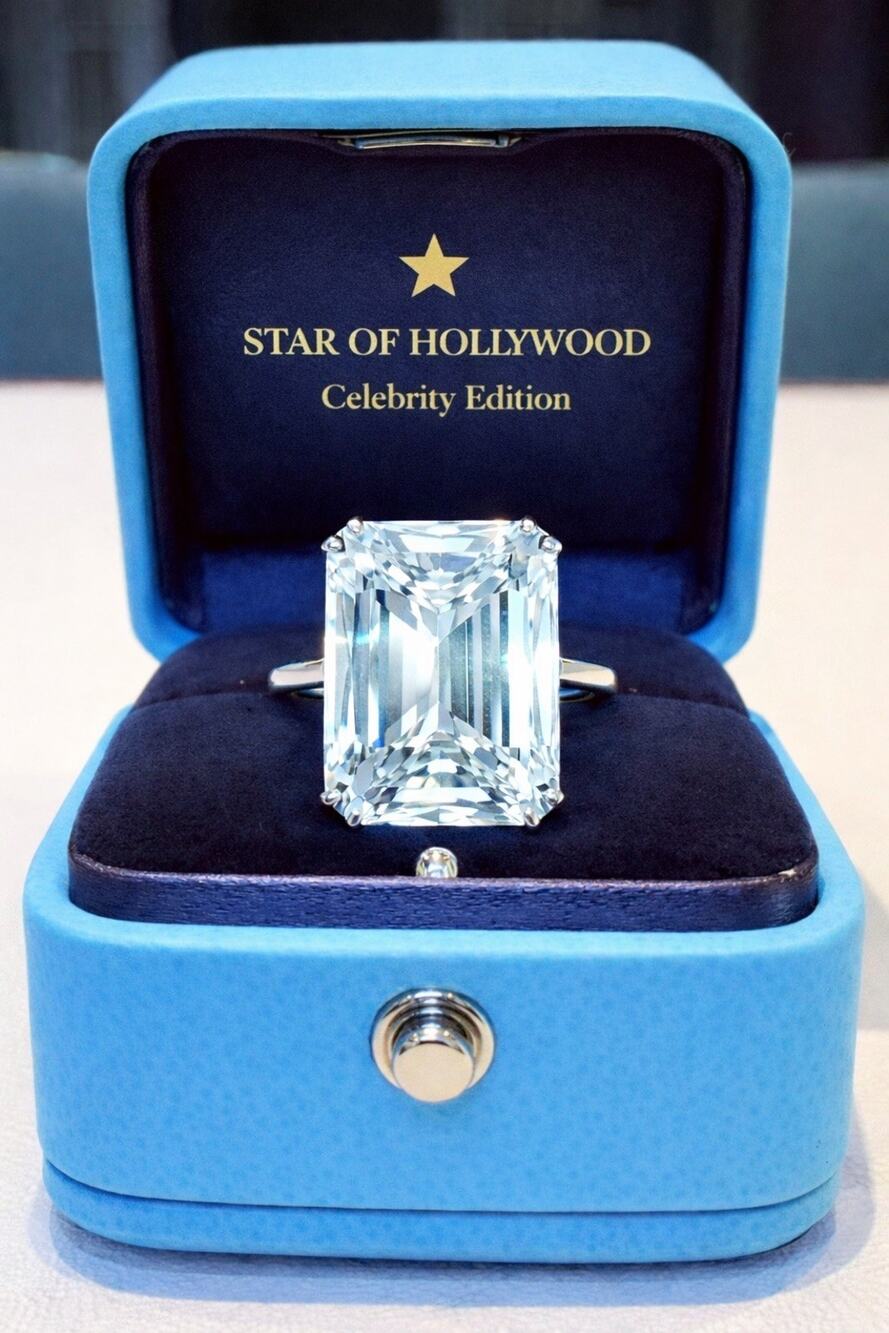 Star of Hollywood, Celebrity Edition, Imperial Grace 65ct Austrian Crystal Ring